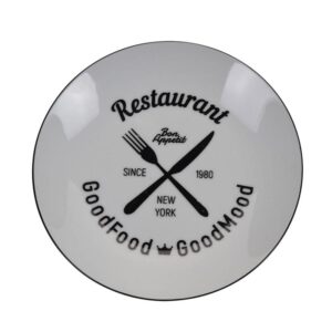 Talerz porcelanowy biały restaurant 20cm