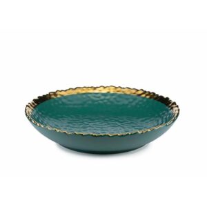 Talerz głęboki kati green gold 21 cm