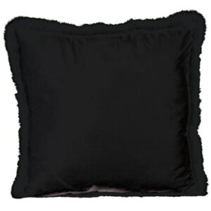 Poduszka velvet czarna 45x45 cm