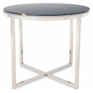 Stolik kawowy vertigo silver black 60 cm