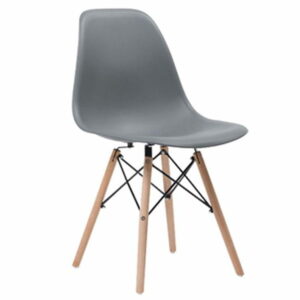 Krzesło skandynawskie szare EAMES DSW EM01