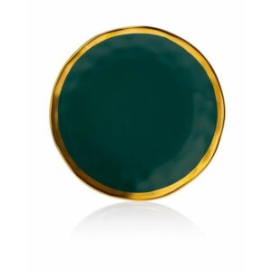 Talerz lissa green gold 20 cm