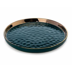 Okrągła taca dekoracyjna lija green 26cm
