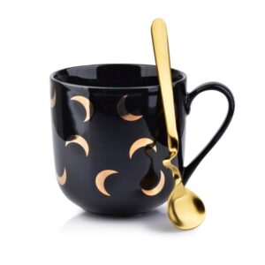 Kubek lola z łyżeczką 480 ml moon black