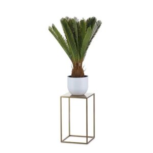 Kwietnik nowoczesny stojący 40 cm złoty loft