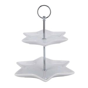 Patera porcelanowa gwiazda 2-piętrowa