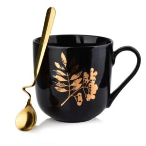 Kubek lola z łyżeczką 480 ml twig black
