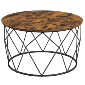 Stolik kawowy okrągły 80 cm modern loft