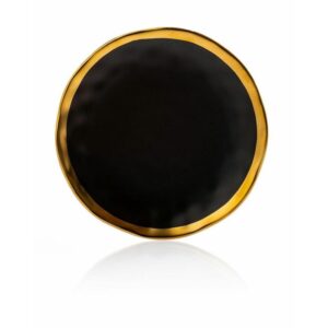 Talerz lissa black gold 20 cm