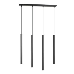 Nowoczesna lampa wisząca selter 4 czarna