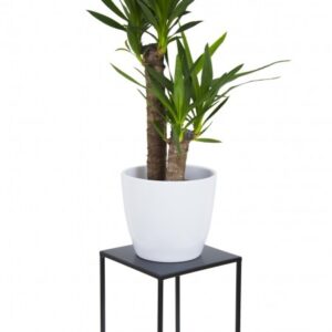 Nowoczesny kwietnik stojący 40 cm czarny loft