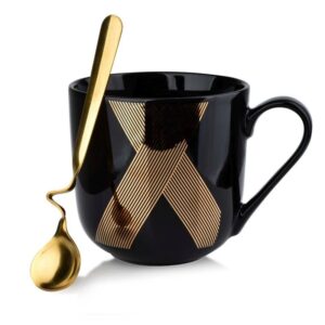 Kubek lola z łyżeczką 480 ml blaze black