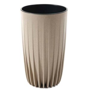 Donica stripped wysoka eco coffee latte 30xh51 cm