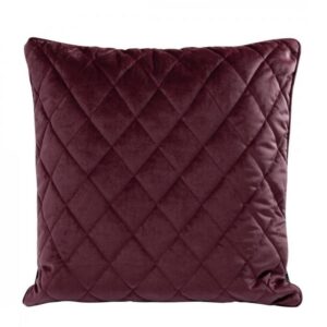 Poszewka velvet/27 45x45 bordowa