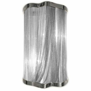 Kinkiet ATLANTA WALL 2 - aluminium, stal