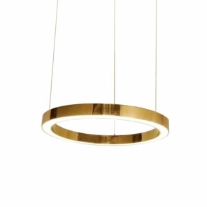 Lampa wisząca RING 60 złota - LED, stal