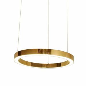 Lampa wisząca RING 80 złota - LED, stal