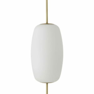 FRANDSEN lampa wisząca SILK L - mosiądz, szkło