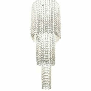 Lampa wisząca CLP-S6 - szkło. stal węglowa