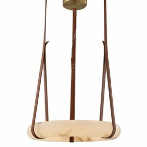 MOOSEE lampa wisząca GALA - alabaster, mosiądz