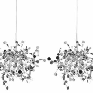Lampa wisząca MONETE chromowana - metal