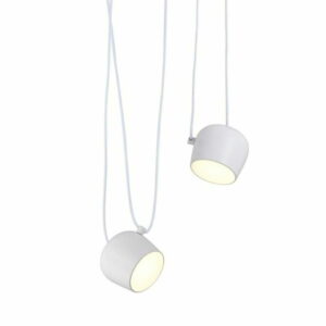 Lampa wisząca EYE 2 biała - LED, aluminium