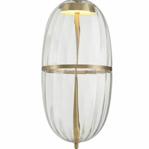 Lampa wisząca CHAPLIN 200 mosiądz - LED, szkło