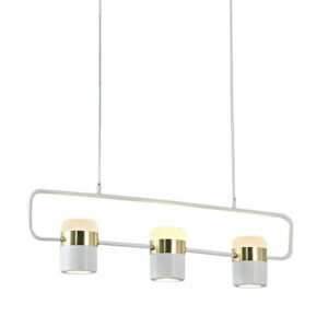 Lampa wisząca BLINK 3 biała - LED, metal