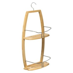 Półka łazienkowa oval bambusowa