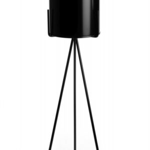 Kwietnik stojący tripod 80cm czarny loft