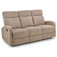 Sofa rozkładana dla trzech osób oslo beżowa nowoczesna