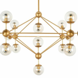 MOOSEE lampa wisząca ASTRIFERO 15 złota / bursztynowa