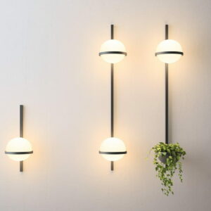 MOOSEE lampa ścienna PLANT WALL czarna