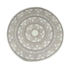 Mata podłogowa mandala szara 150 cm