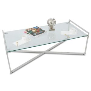 Stolik kawowy solas silver