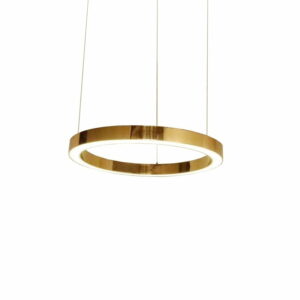 Lampa wisząca RING 40 złota - LED, stal