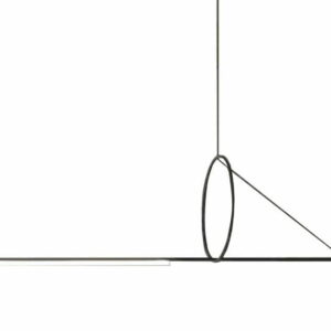 Lampa wisząca STICK - LED, metal, akryl