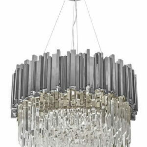 Lampa wisząca IMPERIAL SILVER 60 - stal, kryształ