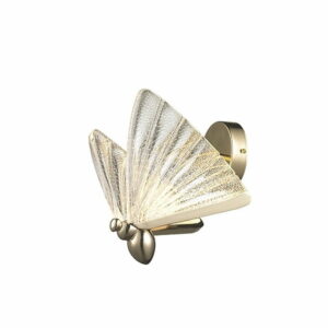 MOOSEE lampa ścienna BUTTERFLY M złota