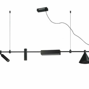 MOOSEE lampa wisząca TECHNICS czarna