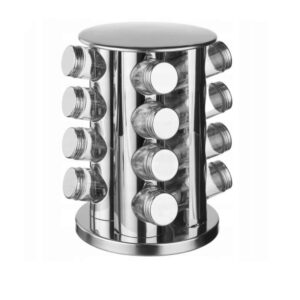 Metalowy stojak na przyprawy