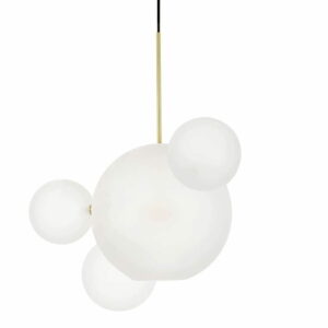 Lampa wisząca CAPRI 4 biała / złota