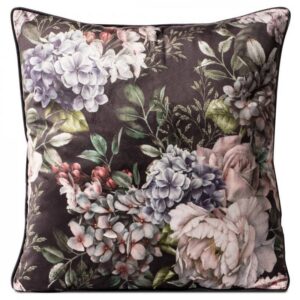 Poszewka velvet/63 45x45 grafit + puder
