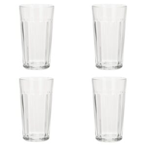 Komplet 4 przeźroczystych szklanek 350ml
