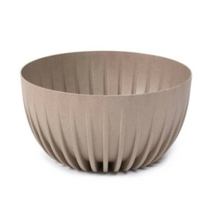 Donica stripped eco coffee latte 24xh14 cm