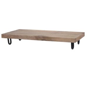 Taca drewniana na nóżkach 39 cm