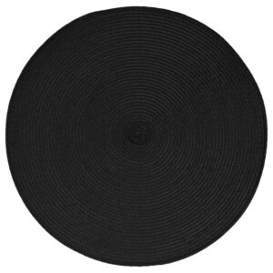 Podkładka na stół braid black okrągła