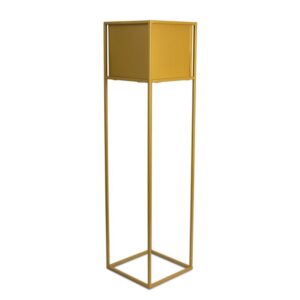 Nowoczesny kwietnik stojak złoty 90 cm