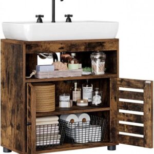 Szafka stojąca pod umywalkę brązowa loft 60 cm