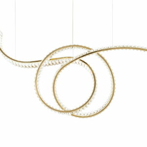 MOOSEE lampa wisząca WAVE 120 złota